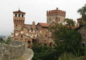 Castello di Pavone, Italy--a delightful, 14th-century castle in the Piedmont region.