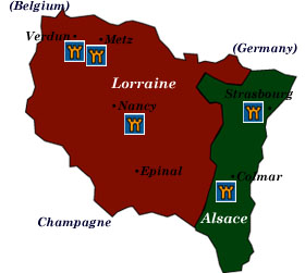 alsace-lorraine map