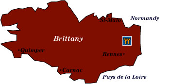 brittany map