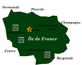 ile de france map