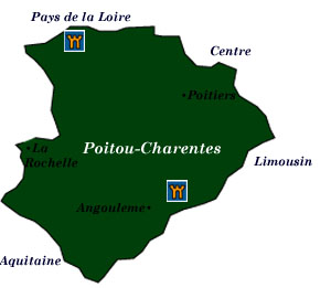 poitou-charentes map