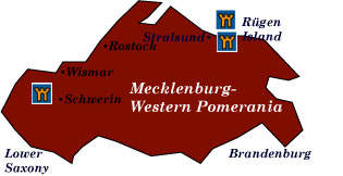 micklenburg-western pomerania map