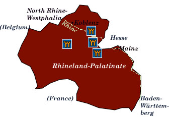 rhineland-palatinate map