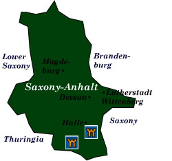saxony-anhalt map