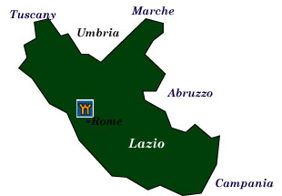 lazio map