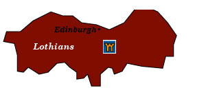 scotland lothians map